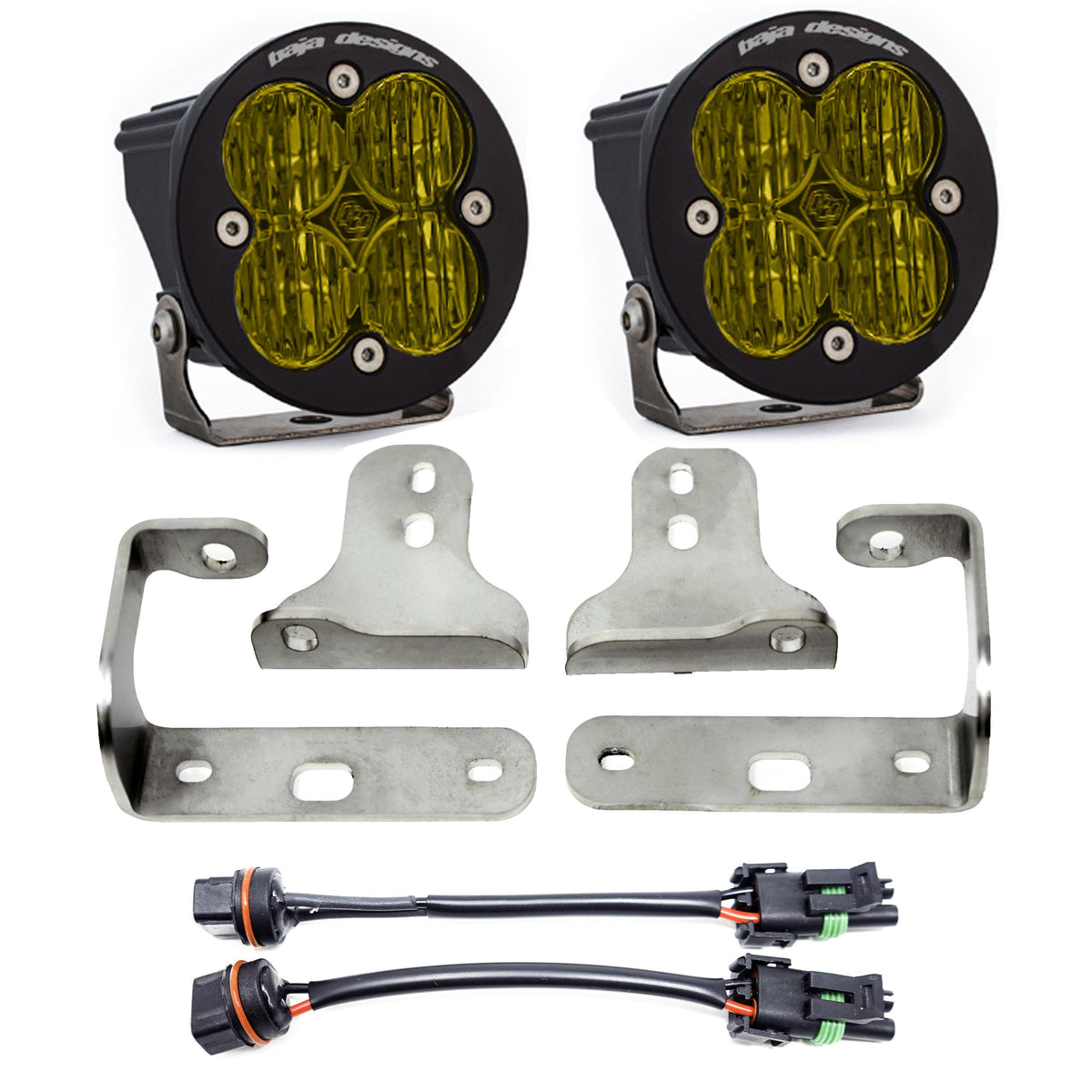 Baja Designs Jeep JL, Sport/Sport-S, Squadron-R SAE, Fog Pocket Kits