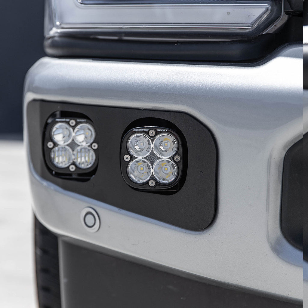 2023+ Ford Super Duty Baja Designs Ford Squadron Sport "SPORTSMEN" Dual Fog Pocket Light Kit