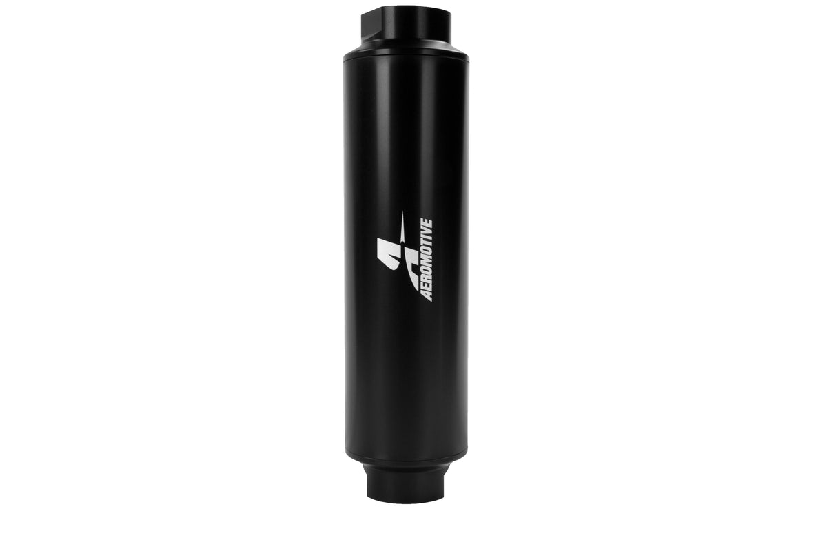 40 Micron Extreme Flow Fuel Filter with AN-16 ORB Ports & Stainless Mesh Element
