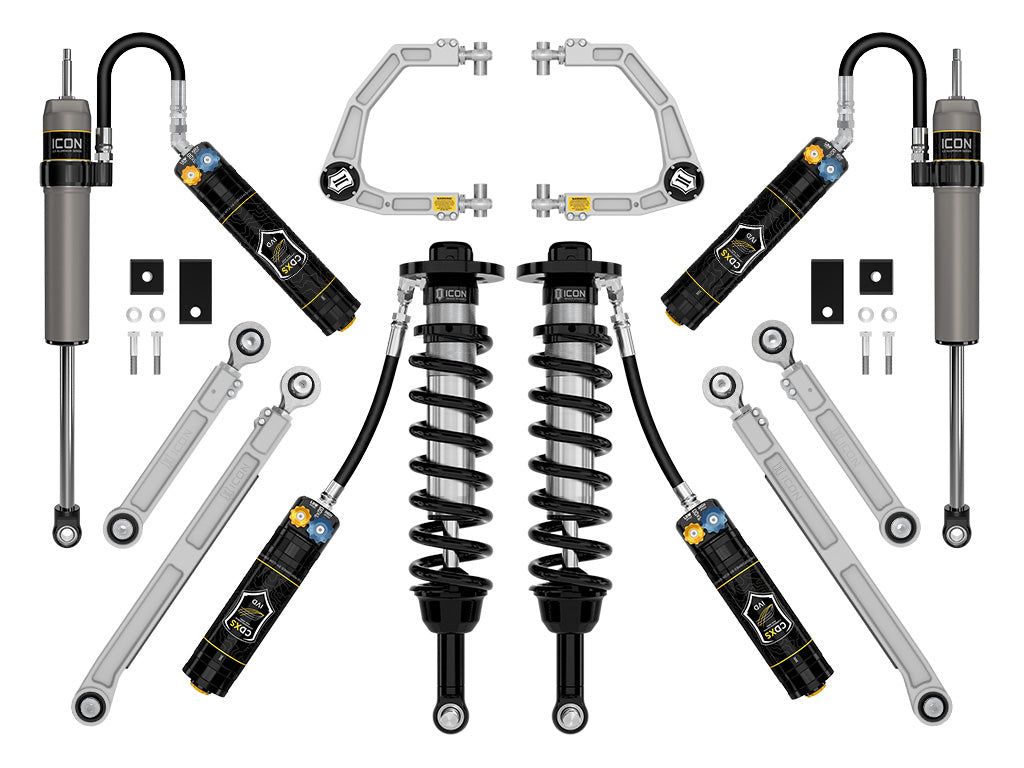 ICON 2022-2025 Toyota Tundra, 1.25-3.5" Lift, Stage 10, 2.5 Suspension System, Billet, CDXS