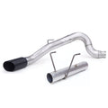 Monster Exhaust 5.0" Single S/S Black Tip 13-19 Ram 6.7L CCLB Banks Power