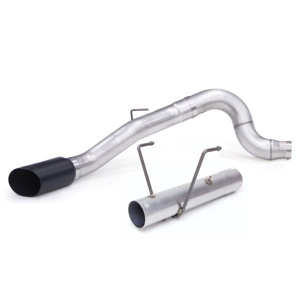 Monster Exhaust 5.0" Single S/S Black Tip 13-19 Ram 6.7L CCLB Banks Power