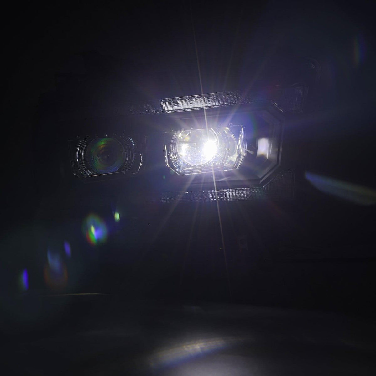 AlphaRex 2019-2024 Ram 2500/3500/4500/5500 LUXX-Series LED Projector Headlights Black