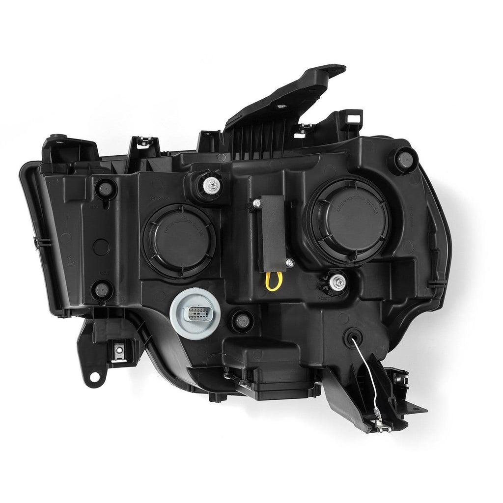 AlphaRex 2019-2024 Ram 2500/3500/4500/5500 LUXX-Series LED Projector Headlights Alpha-Black