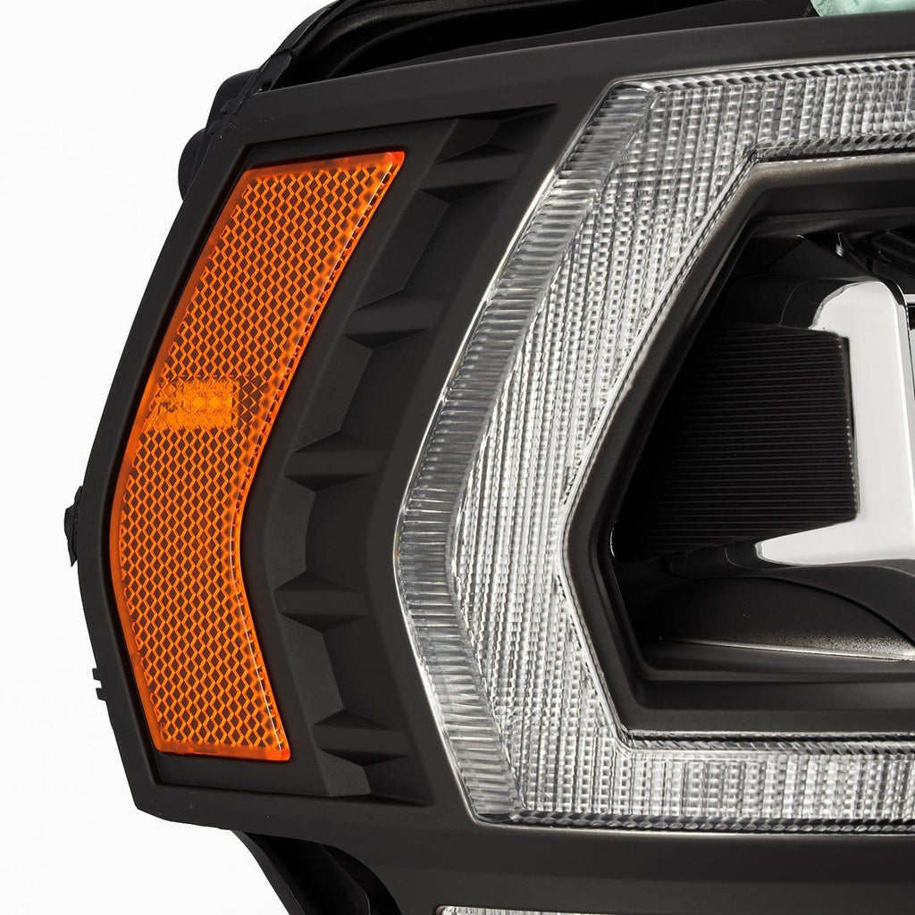 AlphaRex 2019-2024 Ram 2500/3500/4500/5500 LUXX-Series LED Projector Headlights Black