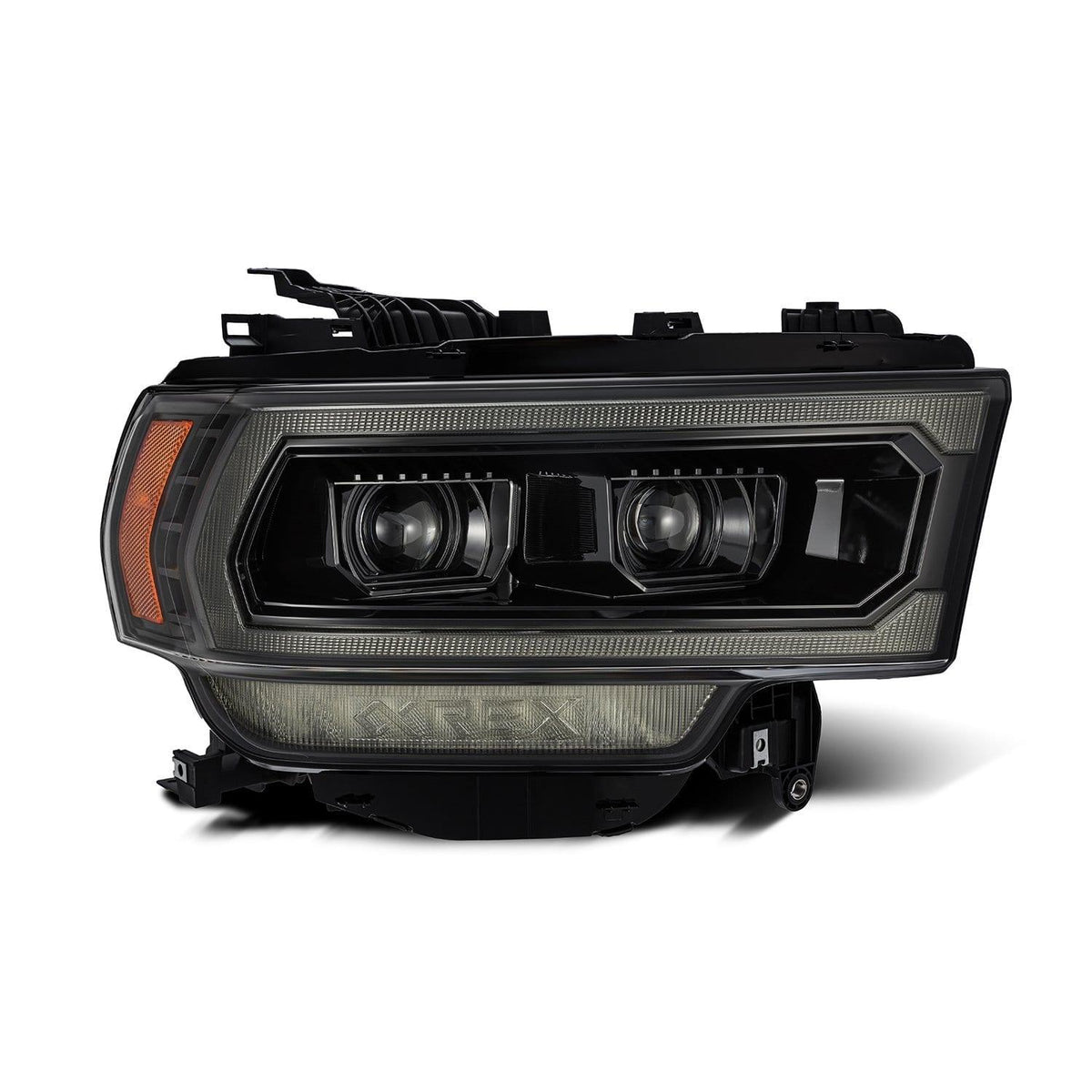 AlphaRex 2019-2024 Ram 2500/3500/4500/5500 LUXX-Series LED Projector Headlights Alpha-Black