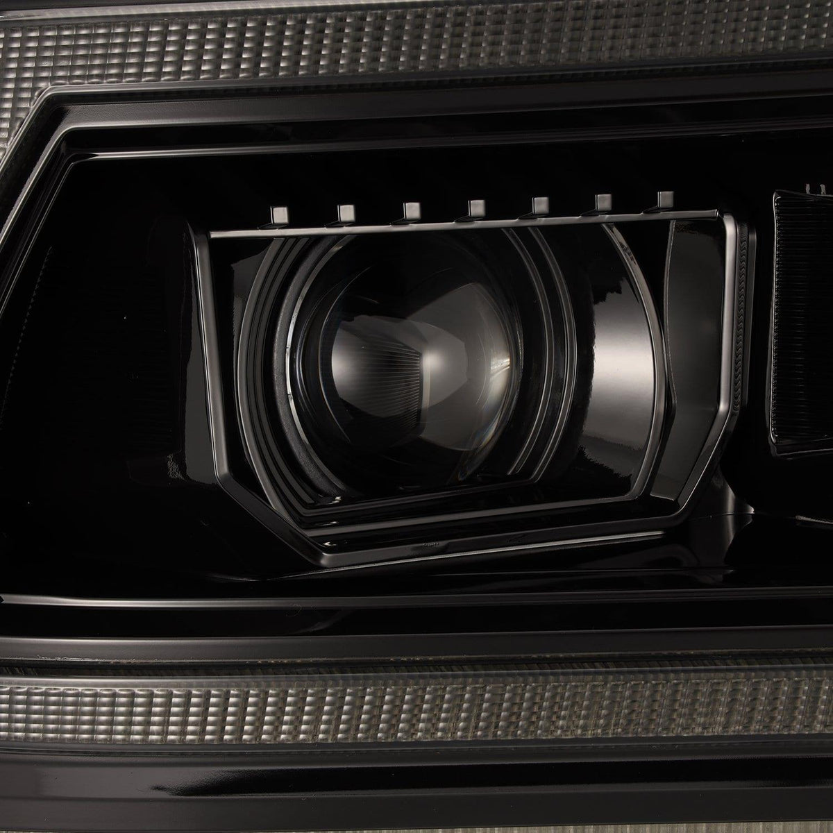 AlphaRex 2019-2024 Ram 2500/3500/4500/5500 LUXX-Series LED Projector Headlights Alpha-Black