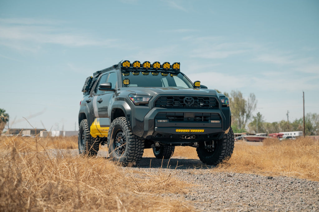 Toyota Rago Roof Rack Baja Designs LP6 Round Light Mount