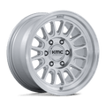 KMC IMPACT FFT GLOSS SILVER W/ MACHINED FACE
