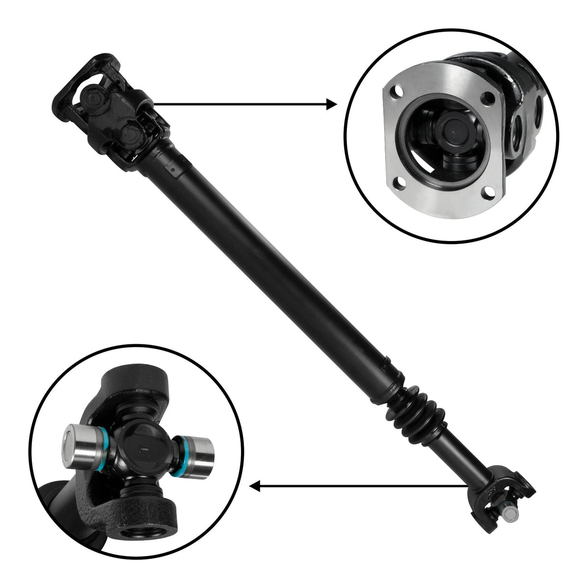 USA Standard Front Driveshaft for 2000-2002 Dodge RAM, 32-13/16" Center to Center