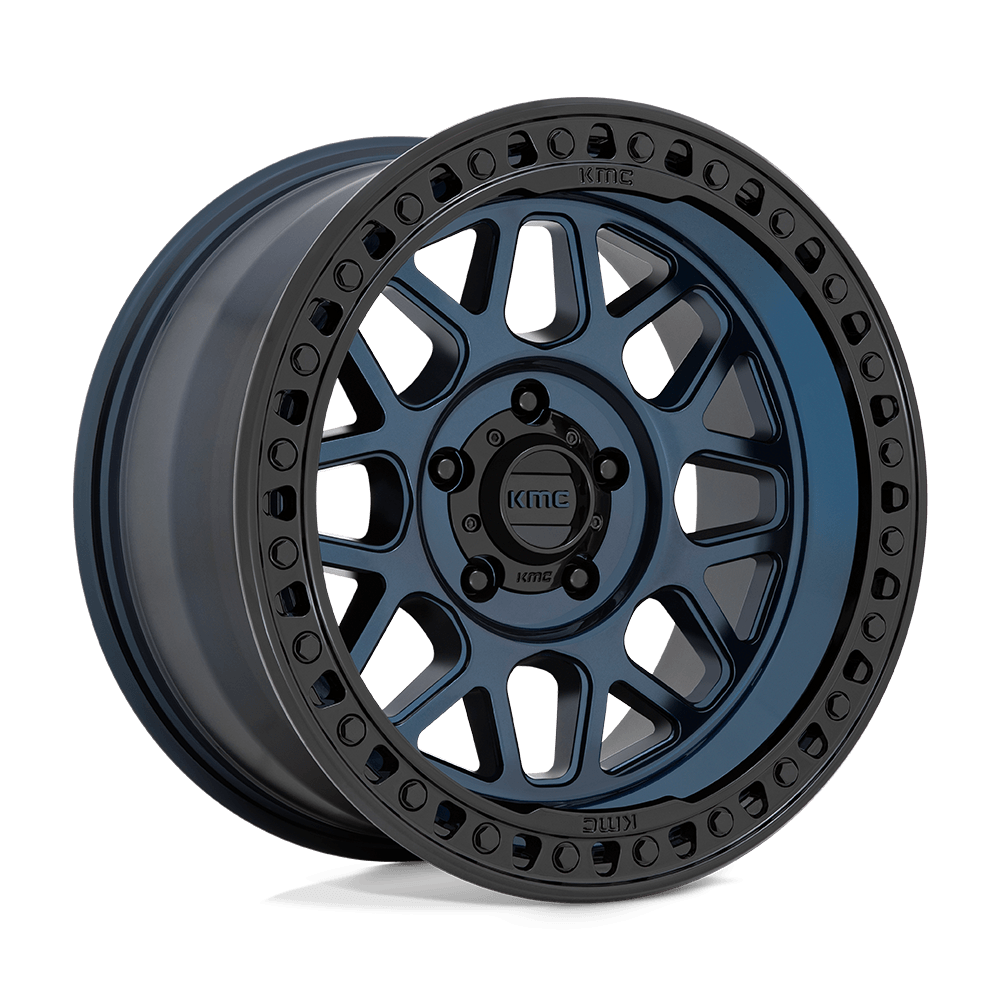 KMC KM549 Midnight Blue w/ Gloss Black Lip GRS Wheel