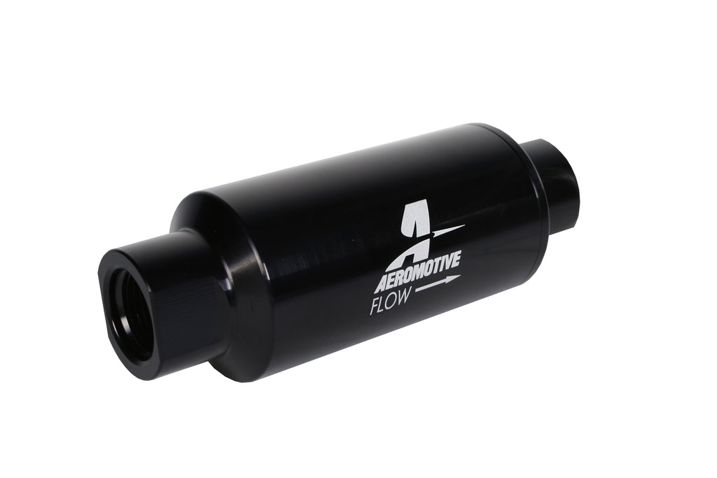10 Micron Black Fuel Filter with ORB-10 Ports & Microglass Element