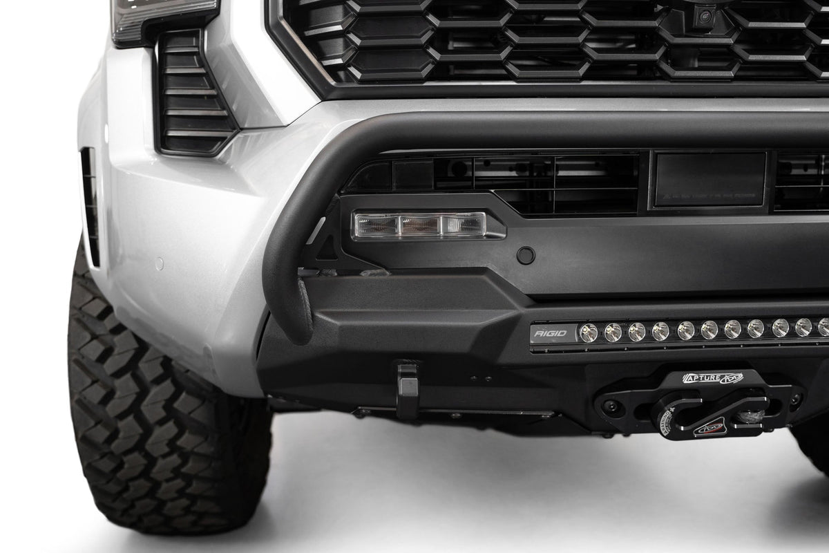 2024+ Toyota Tacoma Stealth Center Mount Winch Front Bumper with Top Hoop