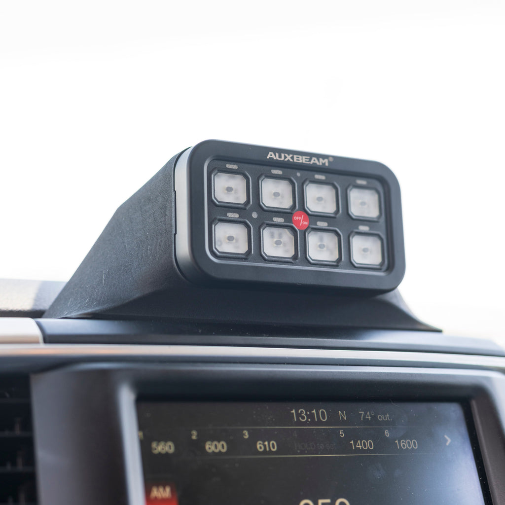 2013-2018 Ram 2500/3500 Aux Beam 3d Printed Dash Mount