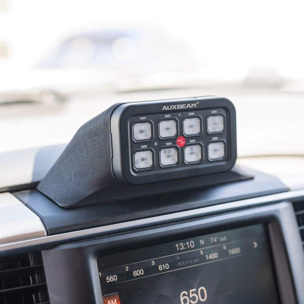 2013-2018 Ram 2500/3500 Aux Beam 3d Printed Dash Mount