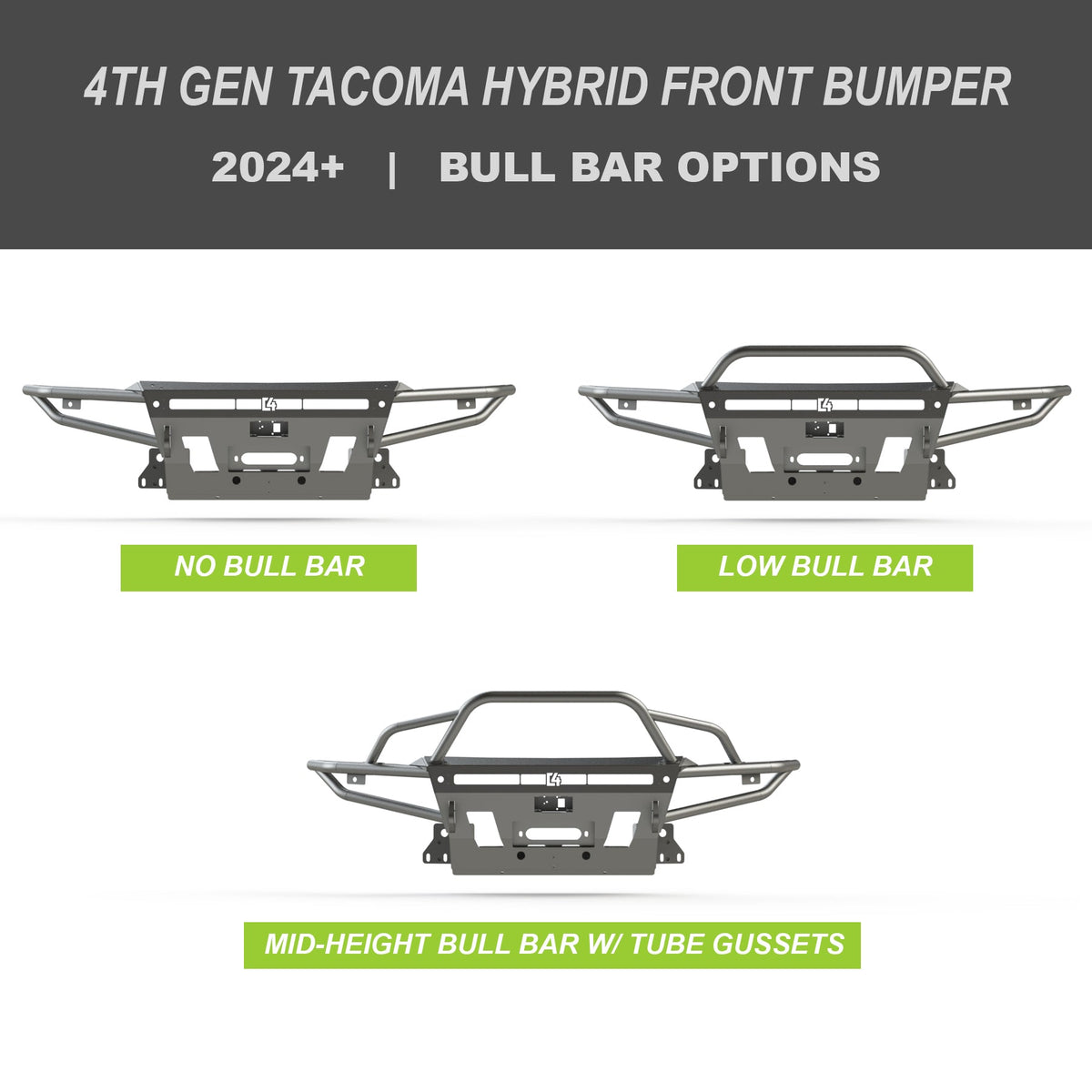 Tacoma Hybrid Front Bumper / 4th Gen / 2024-2026