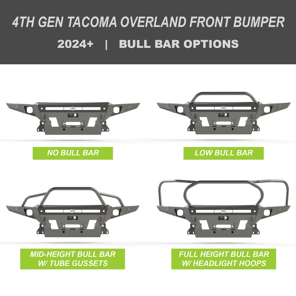 Tacoma Overland Front Bumper / 4th Gen / 2024-2026