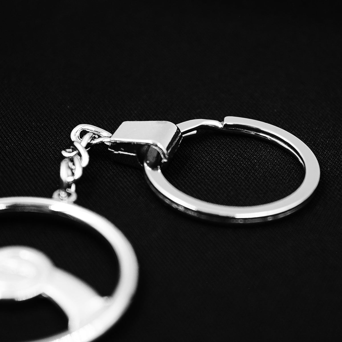 Billet Keychain - Metal Deceptive Steering Wheel