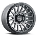 ICON Alloys Recon Pro, Charcoal, 18 x 9 / 6 x 5.5, 0mm Offset, 5" BS