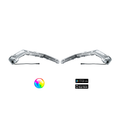187 Style Rock Lights w/ Control Harness