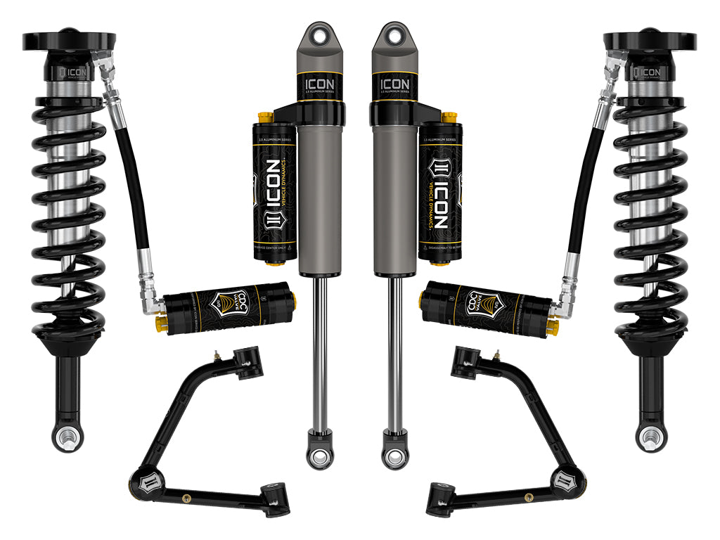 ICON 2023-2026 GMC Canyon AT4, Denali, & Elevation/Chevrolet Colorado Trail Boss, 1.75-2.5" Lift, Stage 5 Suspension System, Tubular