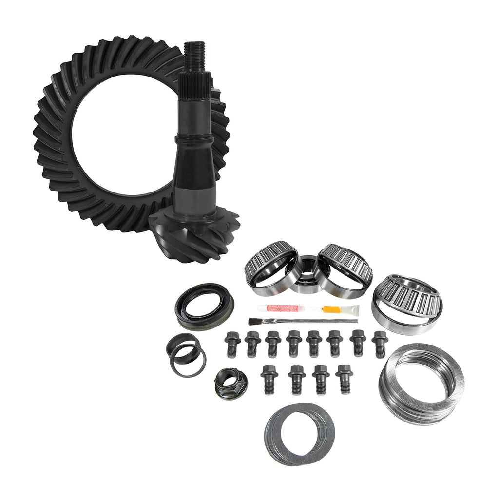 9.5" GM 3.42 Rear Ring & Pinion, Install Kit, Axle Bearings & Seals