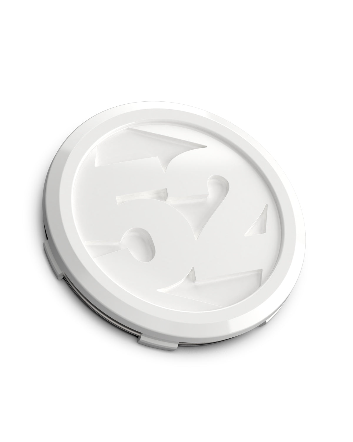 107mm HD Cap _ Classic White