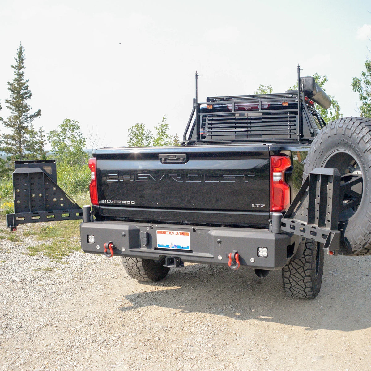 Chassis Unlimited 2020-Current GMC Sierra 2500/3500 Octane Dual Swing Out Rear Bumper