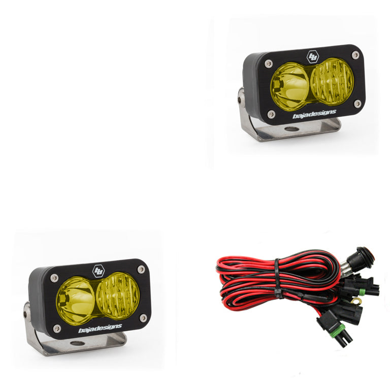 Baja Designs S2 Sport Pair Driving/Combo LED Amber
