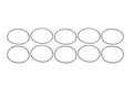 Canister Style Diameter Replacement Filter O-Rings, 10 pack