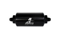 10 Micron Black Fuel Filter with Male AN-06 Ports & Microglass Element