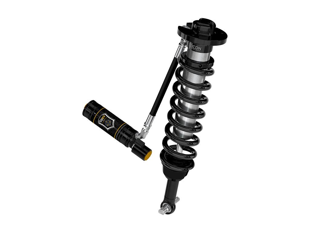ICON 2021-2025 Ford F-150 4WD, 2.75-3.5" Lift, Front, V.S. 2.5 Series Coilovers, Remote Reservoir w/ CDEV, Pair