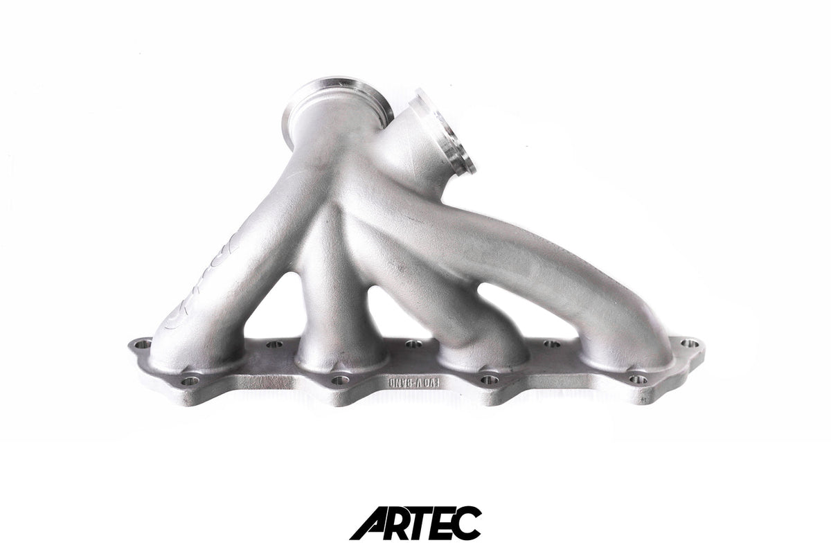 Artec Mitsubishi 4G63 Low Mount V-Band (Reverse Rotation) Turbo Exhaust Manifold  [4G63-VBAND-RR-EX] - 58530041
