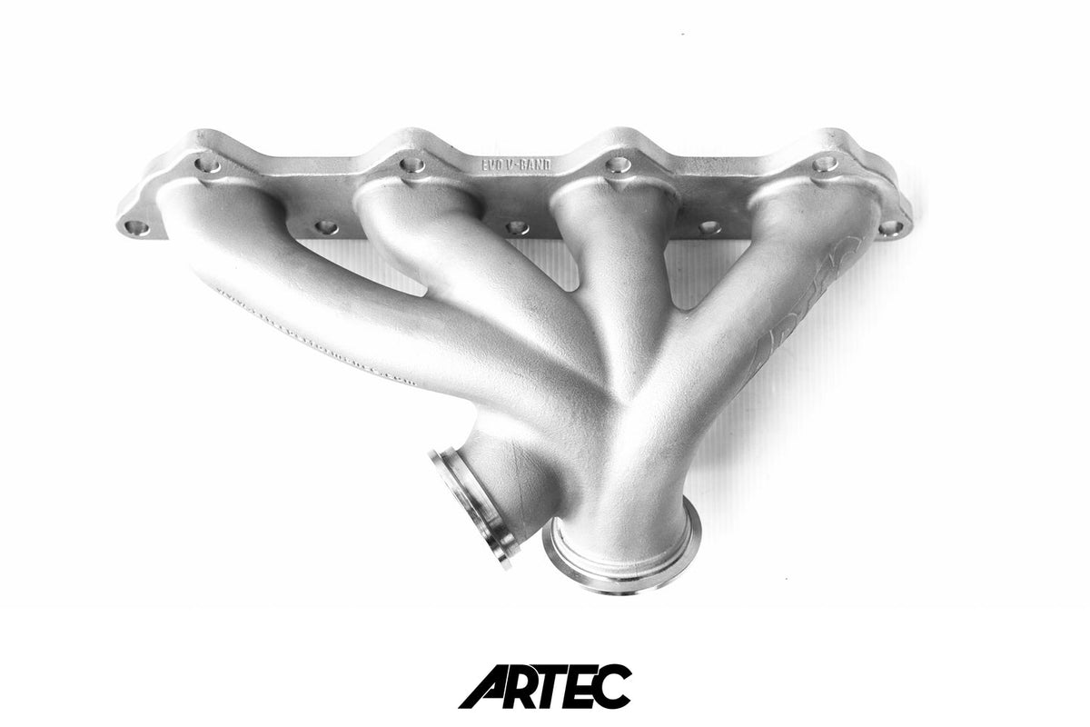 Artec Mitsubishi 4G63 Low Mount V-Band (Reverse Rotation) Turbo Exhaust Manifold  [4G63-VBAND-RR-EX] - 58530041