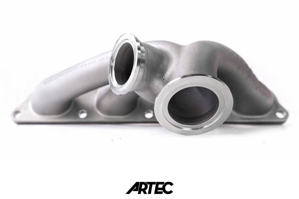 Artec Mitsubishi 4G63 Low Mount V-Band (Reverse Rotation) Turbo Exhaust Manifold  [4G63-VBAND-RR-EX] - 58530041