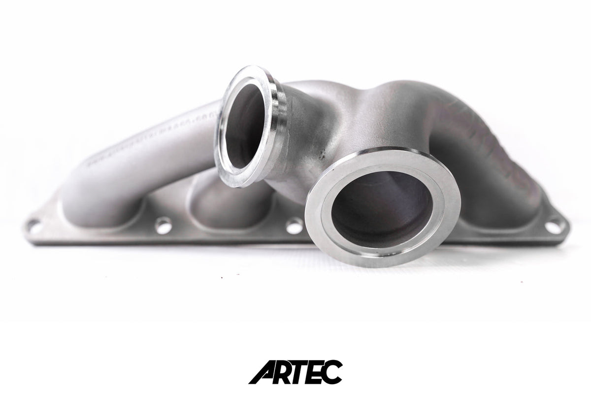 Artec Mitsubishi 4G63 Low Mount V-Band (Reverse Rotation) Turbo Exhaust Manifold  [4G63-VBAND-RR-EX] - 58530041