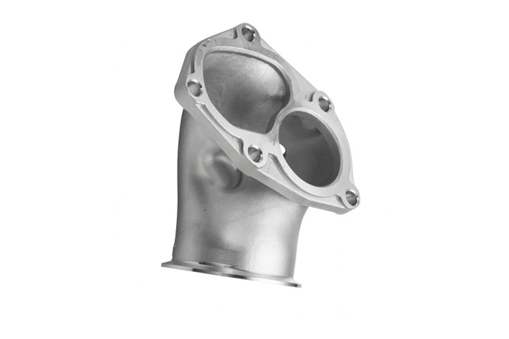 Artec Mitsubishi 4G63  3.5” Cast Outlet O2 Housing Dump Pipe  [4G63-DUMP-VBAND] - 58530043