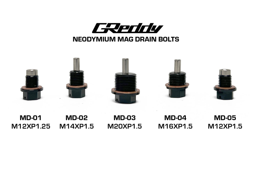 GReddy Magnetic Oil Drain Plug Replacement Washer Set and Sticker