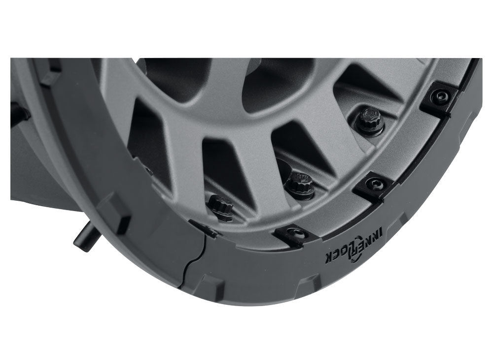 ICON Alloys Hammer Pro, Charcoal, 17 x 8.5 / 6 x 135, 6mm Offset, 5" BS