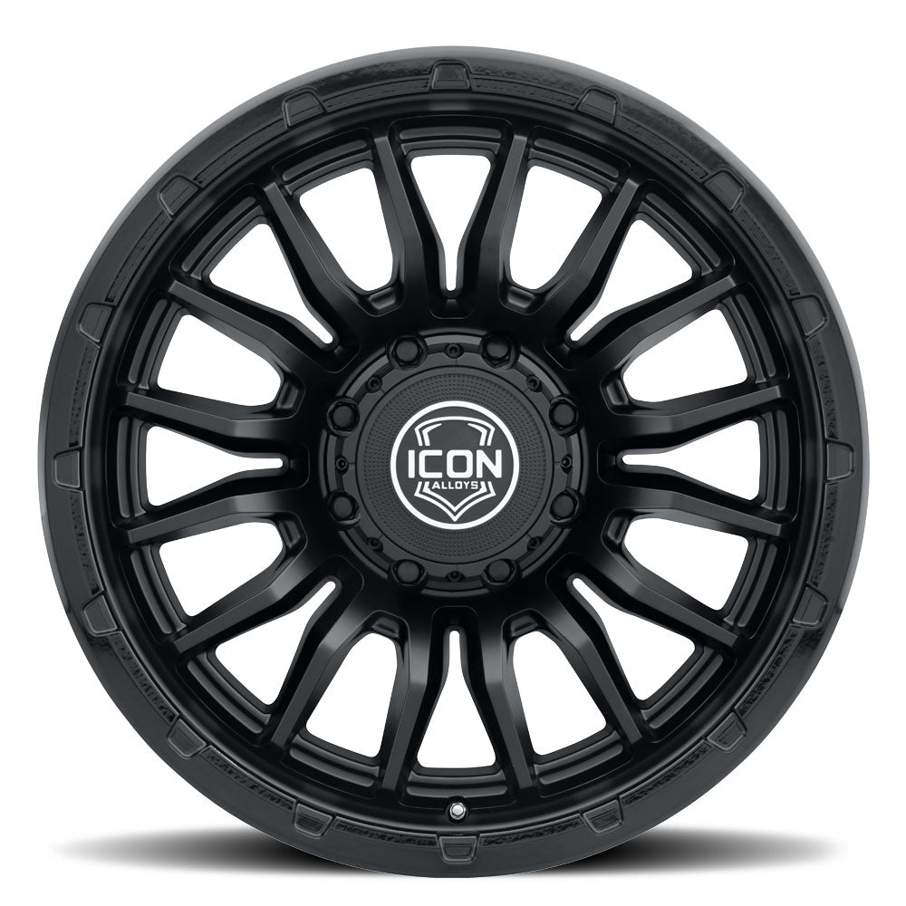 ICON Alloys Cajon, Double Black, 20 x 9 / 8 x 180, 12mm Offset, 5.5" Backspace