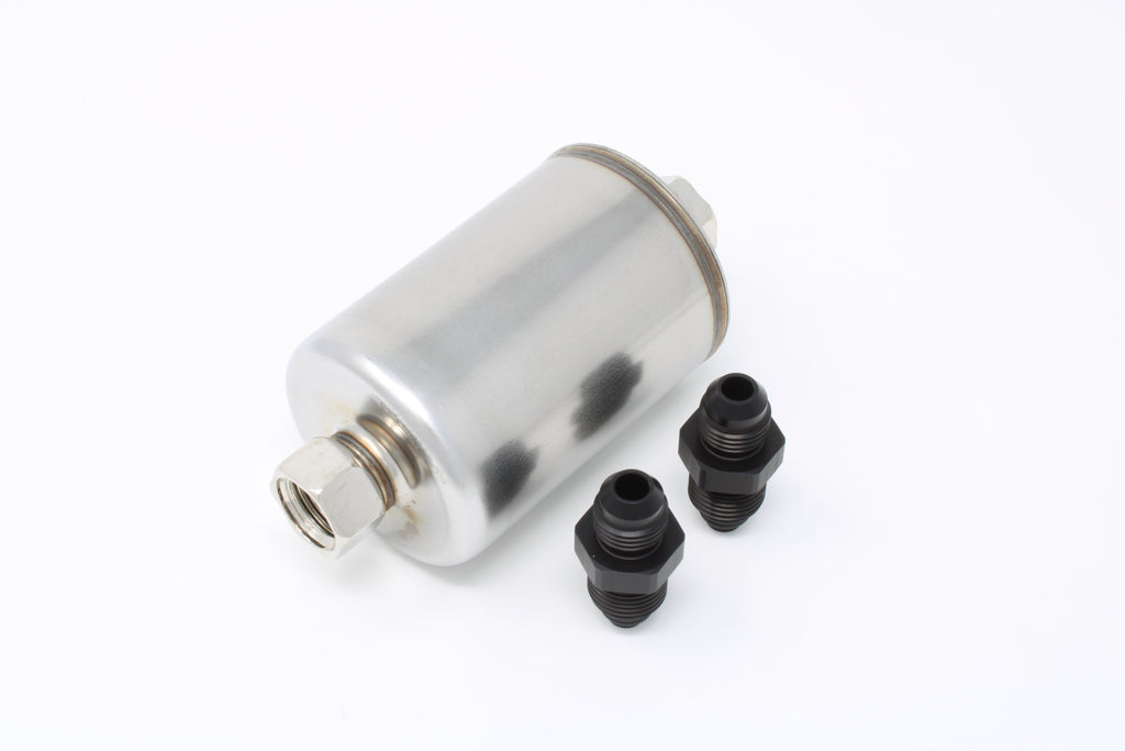 In-Line Fuel Filter Assembly with AN6 Fittings