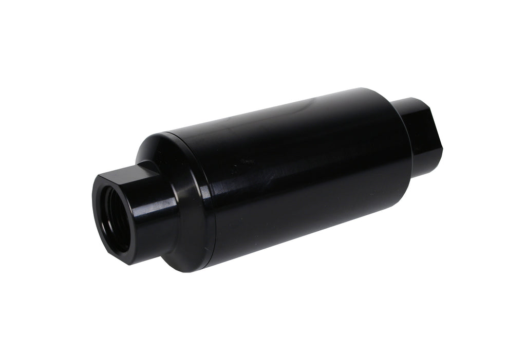10 Micron Black Fuel Filter with ORB-10 Ports & Microglass Element