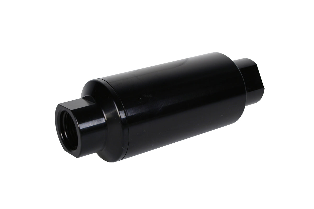 10 Micron Black Fuel Filter with ORB-10 Ports & Microglass Element