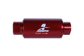 10 Micron Red Fuel Filter with ORB-10 Ports & Microglass Element