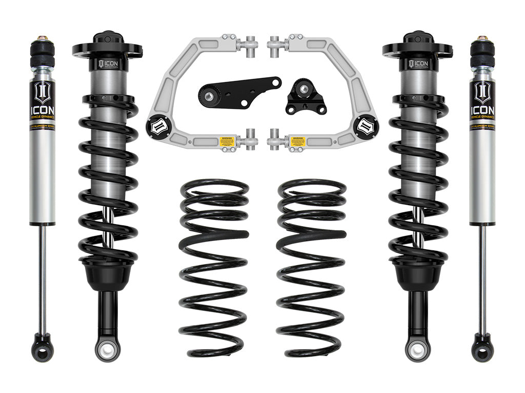 ICON 2024-2026 Toyota Tacoma 1.25-3" Lift, Stage 2 Suspension System, Billet, Overland Rear Springs