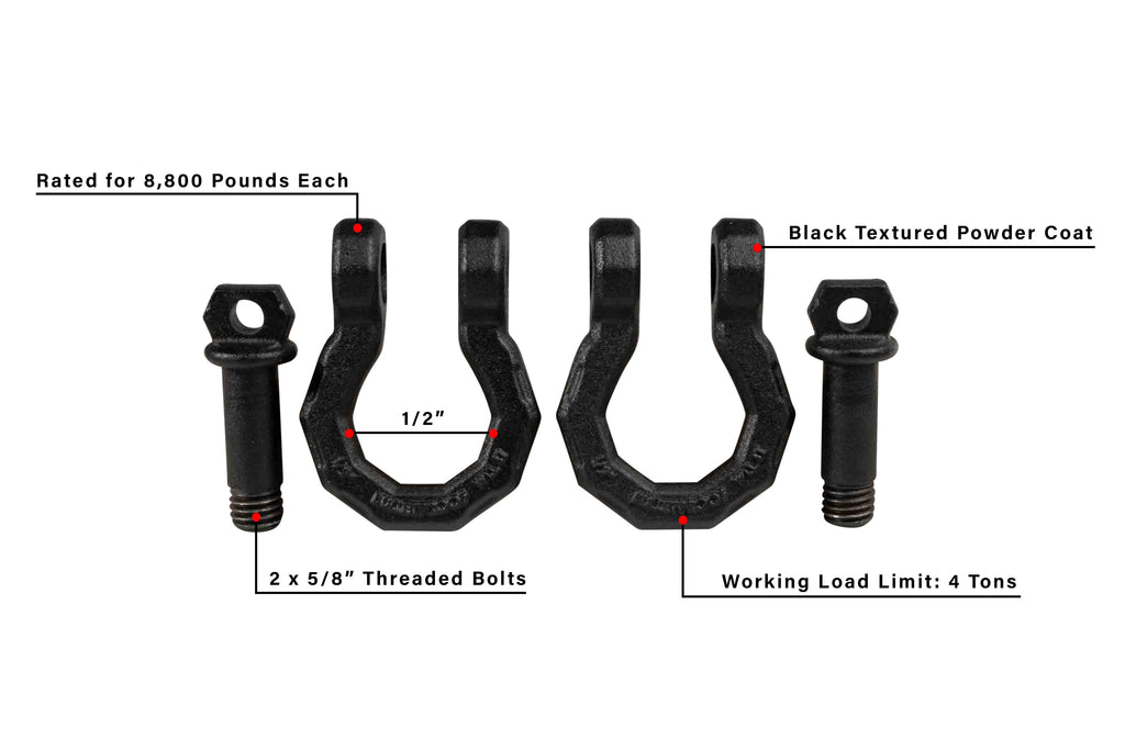 BulletProof Channel Shackles (Pair)