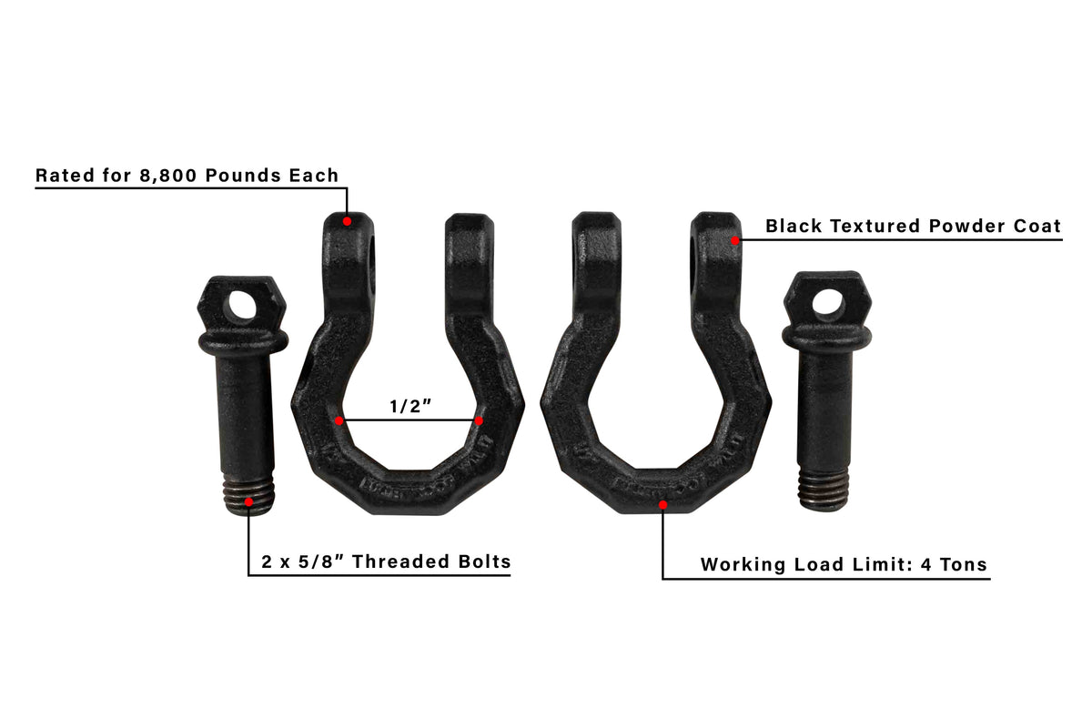 BulletProof Channel Shackles (Pair)