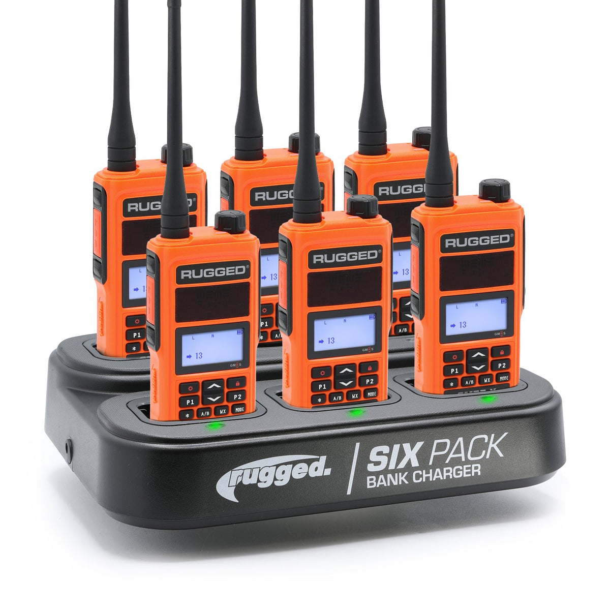 6 PACK - Choose Your GMRS Two Way Handheld Radio