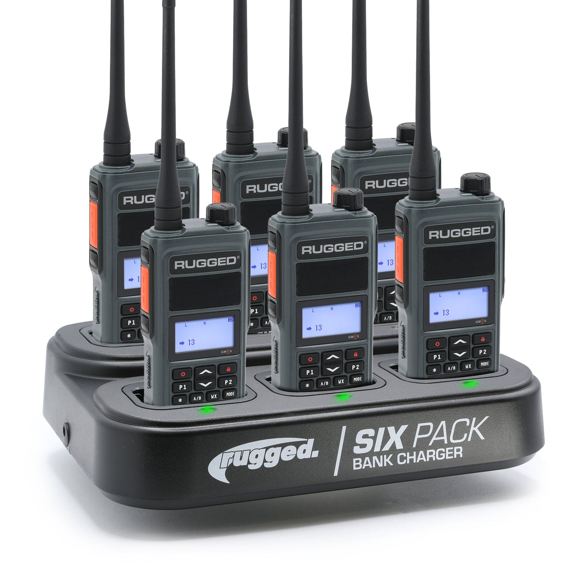 6 PACK - Choose Your GMRS Two Way Handheld Radio