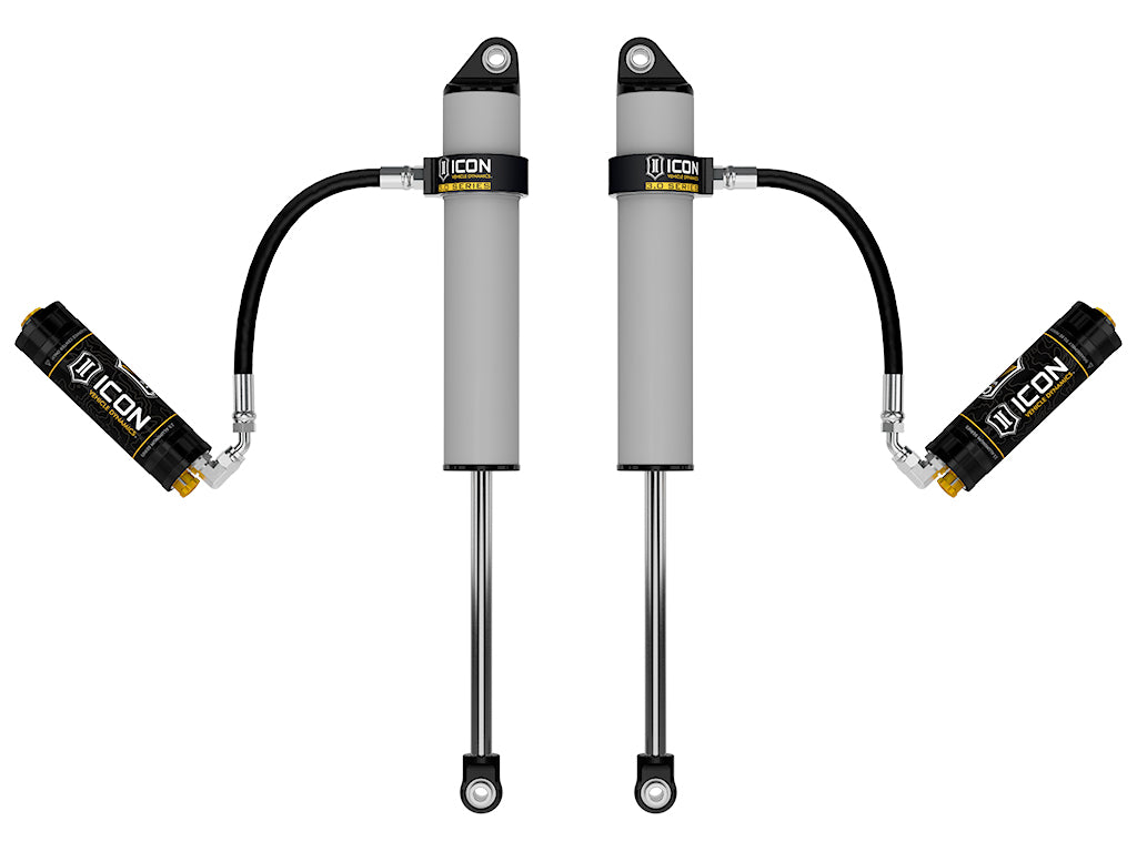 ICON 2011-2026 GM 2500/3500 HD, 0-2" Lift, Rear, V.S. 3.0 Series Shock Absorbers, Remote Reservoir w/ CDCV, Pair
